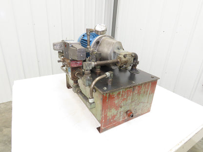 Vickers V101P4P1A20 Hydraulic Power Unit 12 Gal 4gpm 2500psi 3Hp 230/460V 3PH