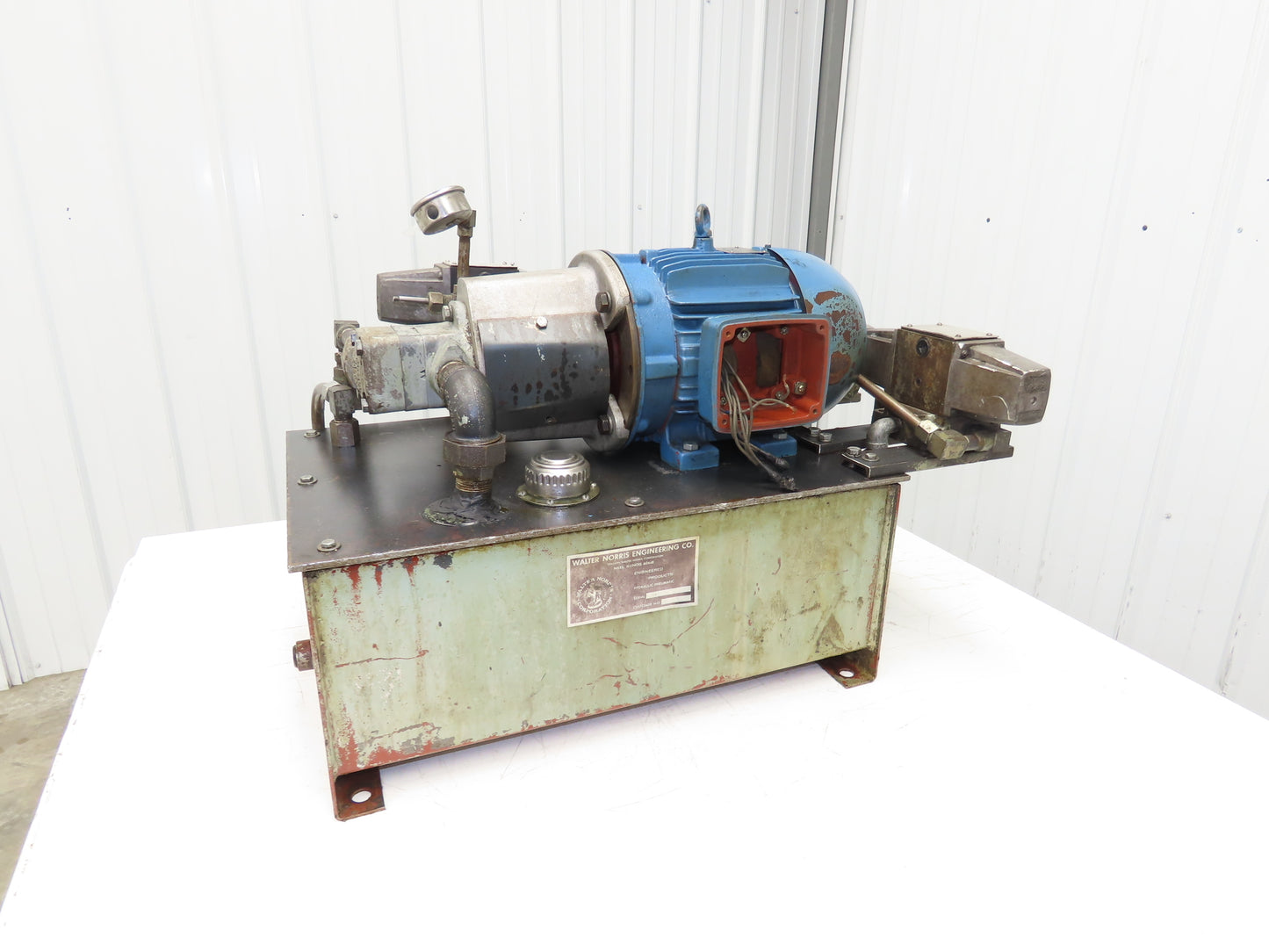 Vickers V101P4P1A20 Hydraulic Power Unit 12 Gal 4gpm 2500psi 3Hp 230/460V 3PH