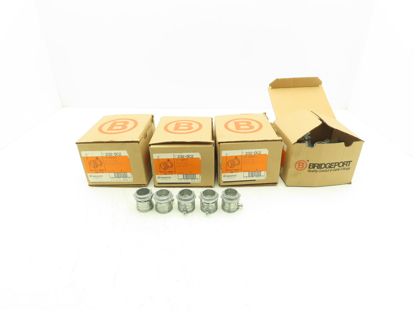 Bridgeport EMT Connector Fitting 1" Steel Phillips Head Set Screw Lot of 100