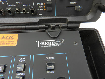 TTC T-Berd 224 PCM Communications Analyzer 120VAC Test Module With Keypad 41934