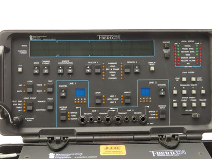 TTC T-Berd 224 PCM Communications Analyzer 120VAC Test Module With Keypad 41934