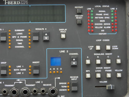 TTC T-Berd 224 PCM Communications Analyzer 120VAC Test Module With Keypad 41934