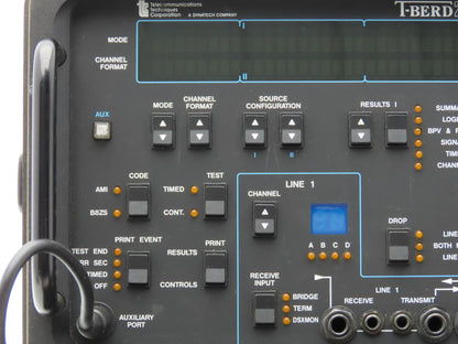 TTC T-Berd 224 PCM Communications Analyzer 120VAC Test Module With Keypad 41934
