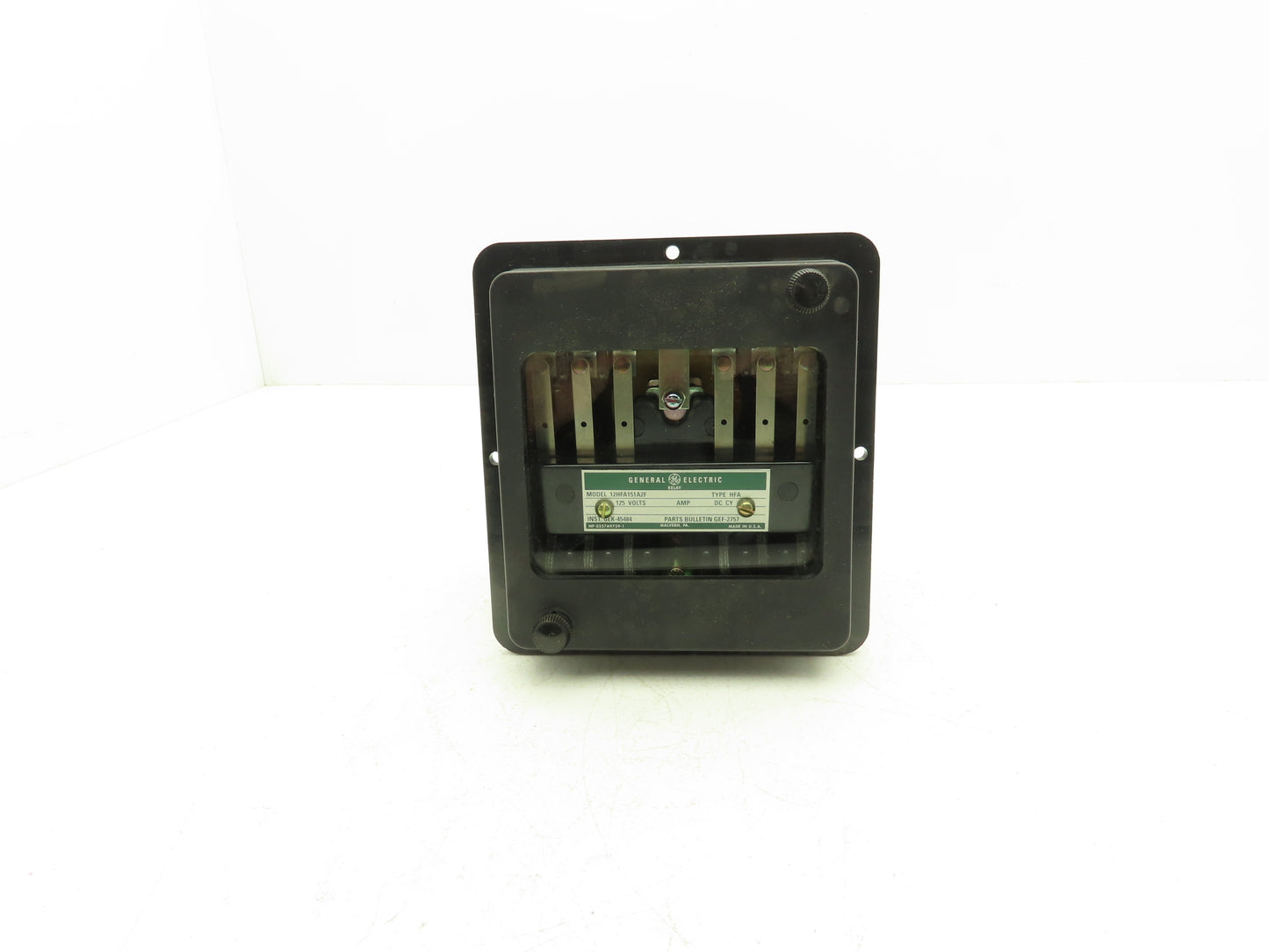 General Electric 12HFA151A2F Relay 125V DC Type HFA w/ Broken Casing