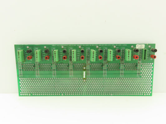 IED IED6800-8 Printed Circuit Board Slot Rack Backplane Rev 2.02