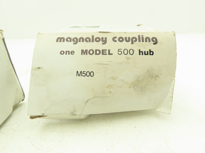 Magnaloy M50020416 Coupling 4 Tooth Magnesium 2-1/2" Bore x 1/2" Keyway Lot of 2