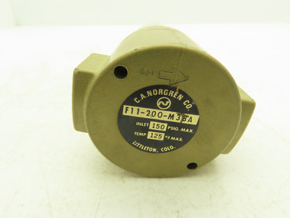 Norgren F11-200-M3TA Pneumatic Air Line Filter 1/4"NPT 150 PSIG Lot of 2