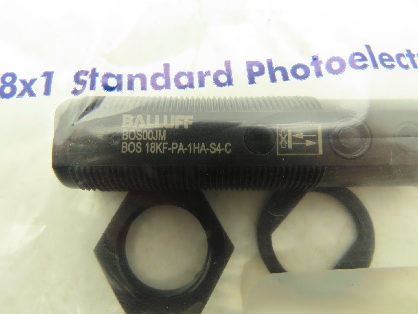 Balluff BOS 18KF-PA-1HA-S4-C Photoelectric Diffuse Sensor 10-30VDC 18mm x 96mm