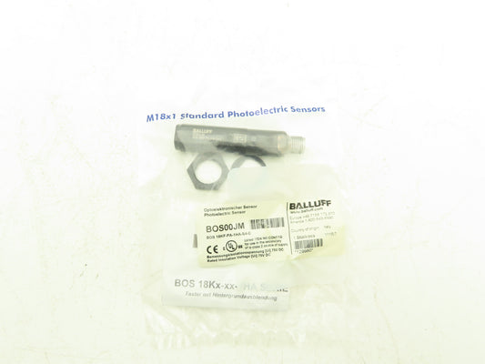 Balluff BOS 18KF-PA-1HA-S4-C Photoelectric Diffuse Sensor 10-30VDC 18mm x 96mm