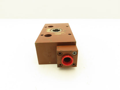 Flo-Tork 60Q Hydraulic Rotary Actuator 90° Rotation 3000 PSI Spline Shaft