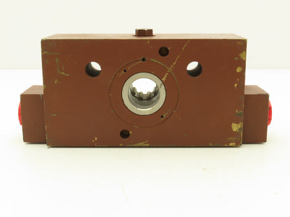 Flo-Tork 60Q Hydraulic Rotary Actuator 90° Rotation 3000 PSI Spline Shaft