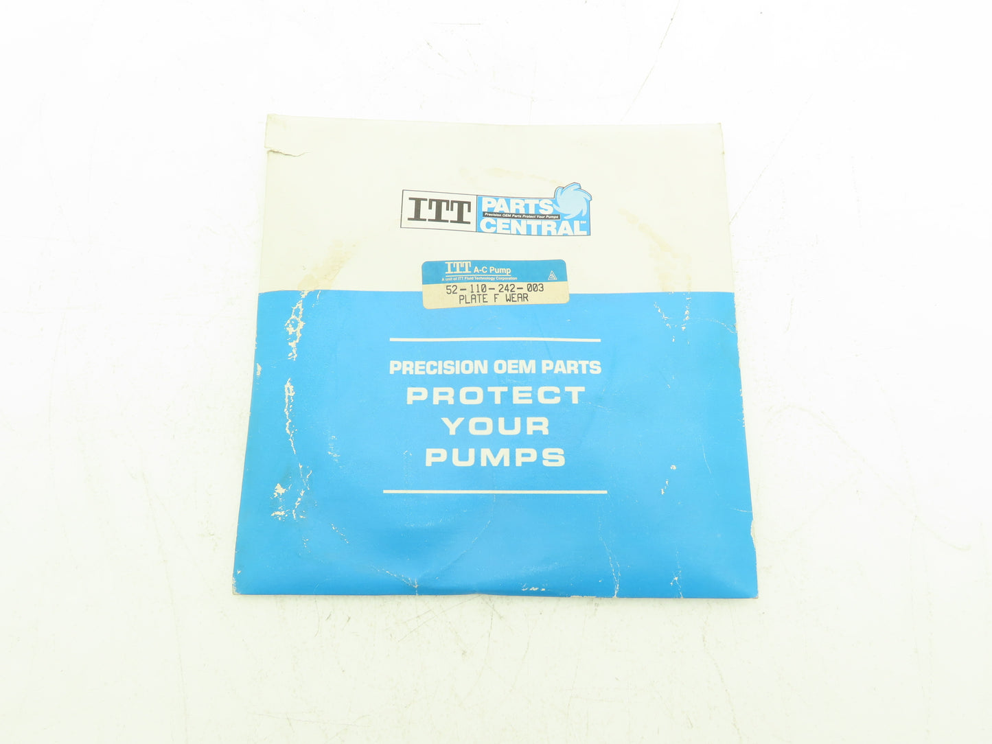 ITT Gould 52-110-242-003 Wear Plate F Pump 6" OD x 4" ID x 1/4" Thickness