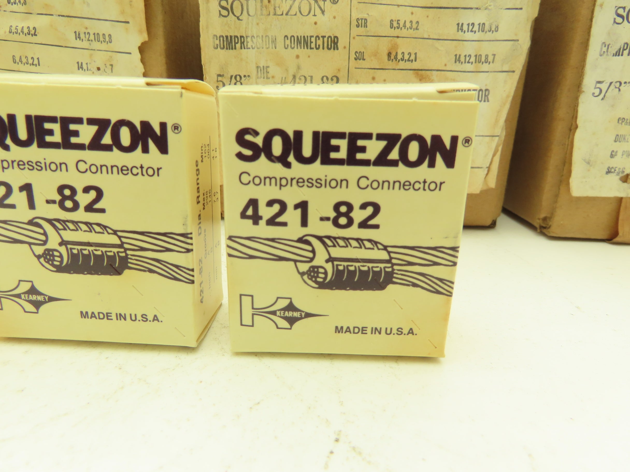 Overhead Compression Kearney #421-82 SQUEEZON Aluminum Compression Overhead Tap Connector L ...