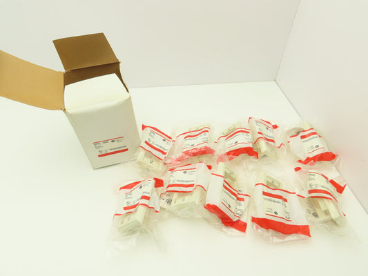 Black Box WP335 Quick Mount Switch Faceplate Circuit Cover Ivory  Lot of 10