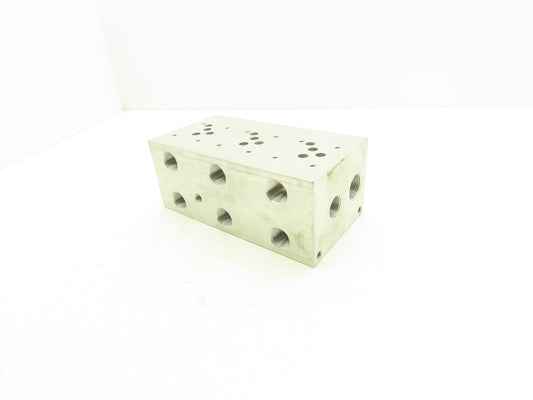 Daman AD05HP033P 3-Station Aluminum Hydraulic Manifold Valve Block NPT Ports