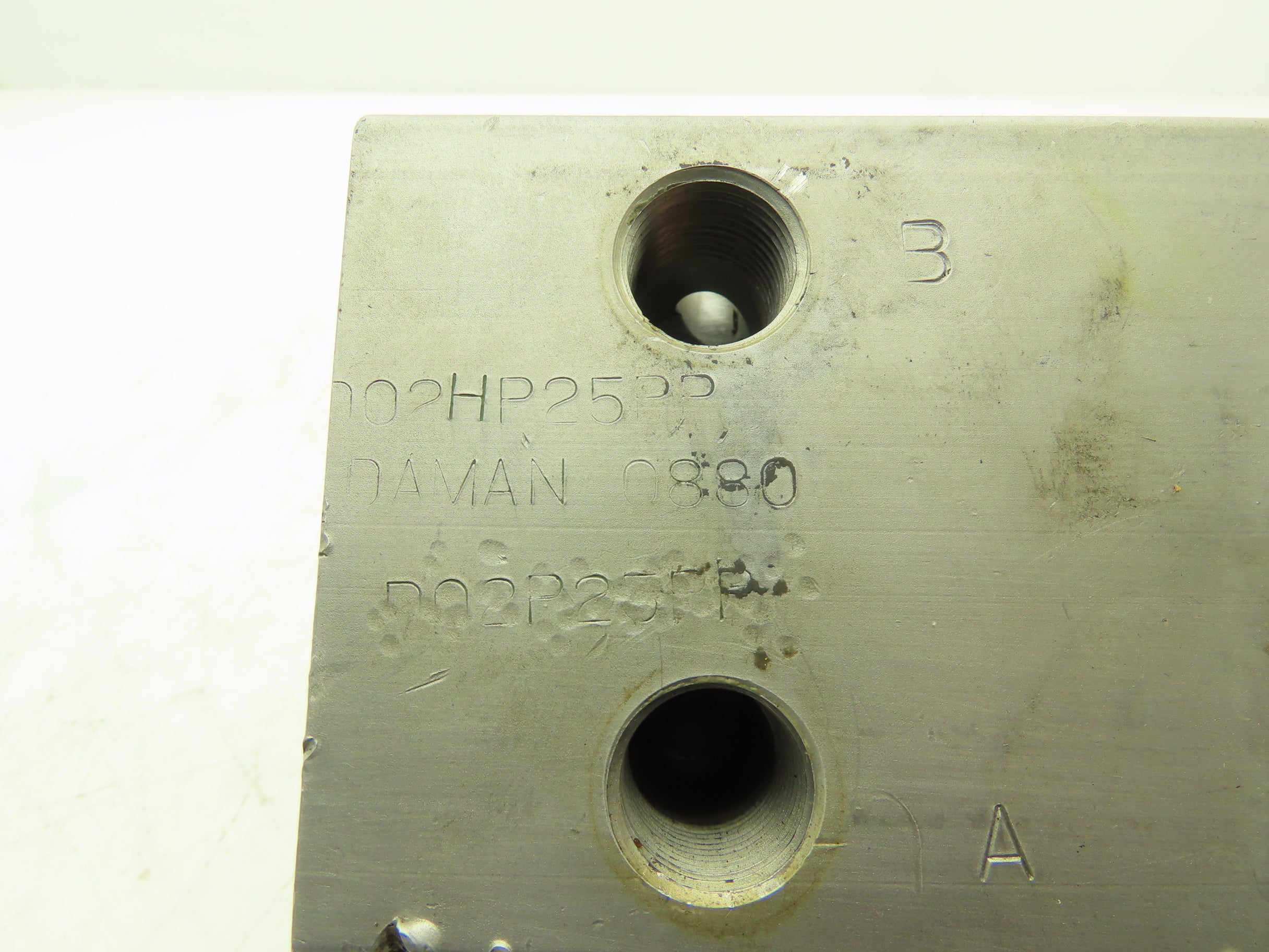 Daman D02HP25PP 2-Station Aluminum Hydraulic Manifold 1/2
