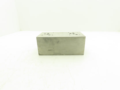 Daman D02HP25PP 2-Station Aluminum Hydraulic Manifold 1/2" & 3/4" NPT Ports