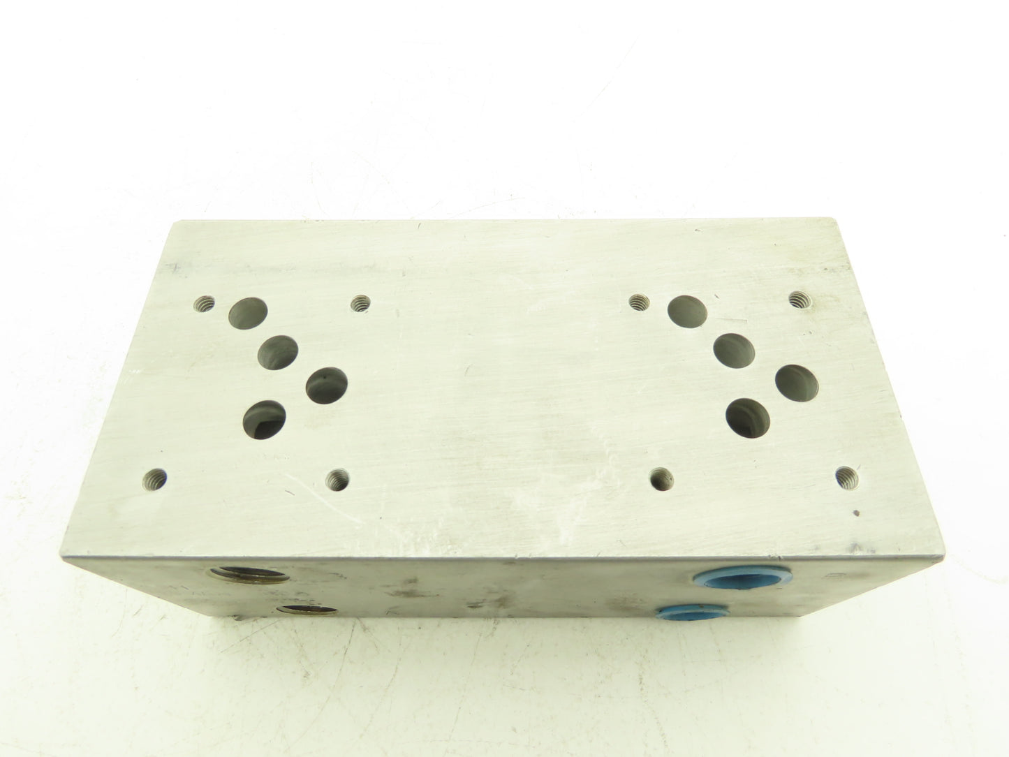 Daman D02HP25PP 2-Station Aluminum Hydraulic Manifold 1/2" & 3/4" NPT Ports