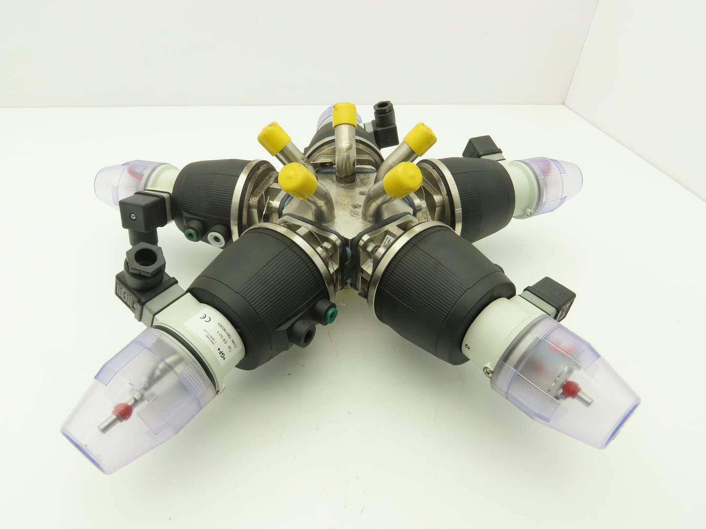 Swagelok Georg Fischer 5-Way Stainless Steel Diaphragm Valve & Actuators Assy
