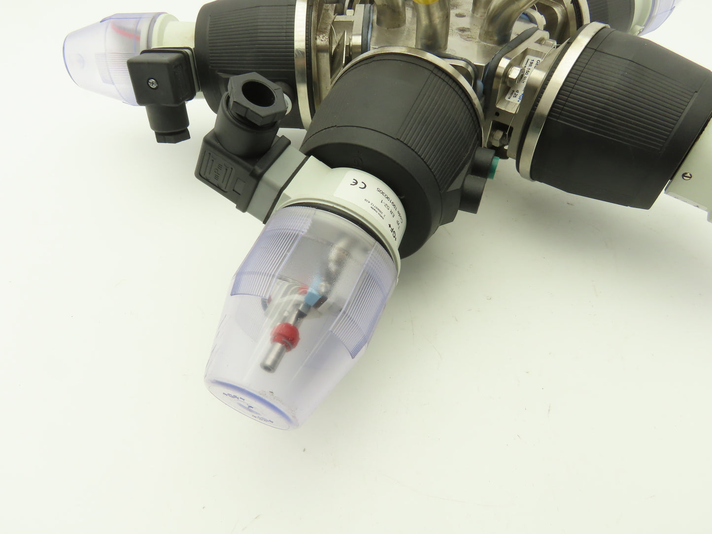 Swagelok Georg Fischer 5-Way Stainless Steel Diaphragm Valve & Actuators Assy