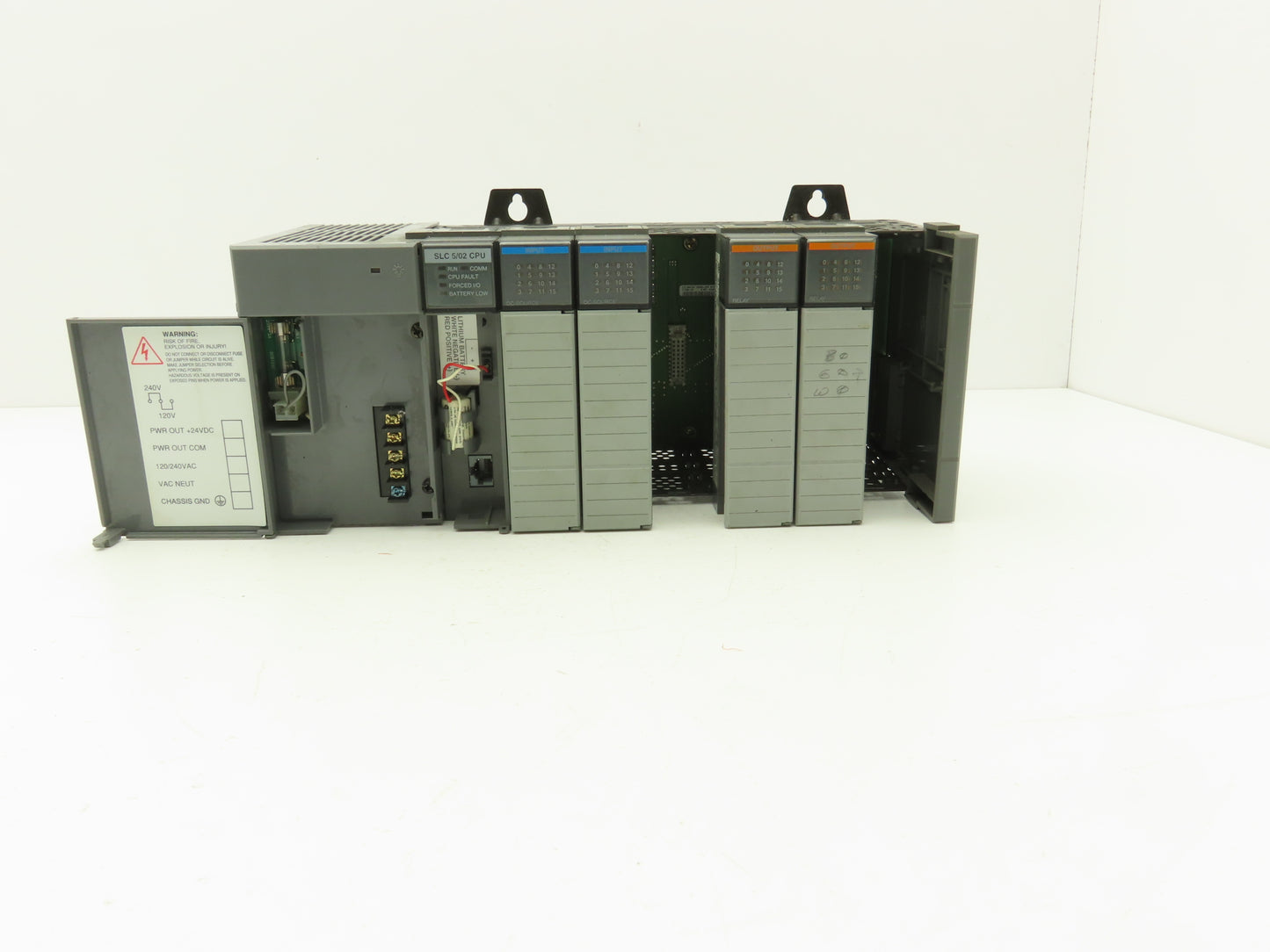 Allen Bradley 1746-P2 SLC500 Analog I/O Slot Rack Module Assembly *Read