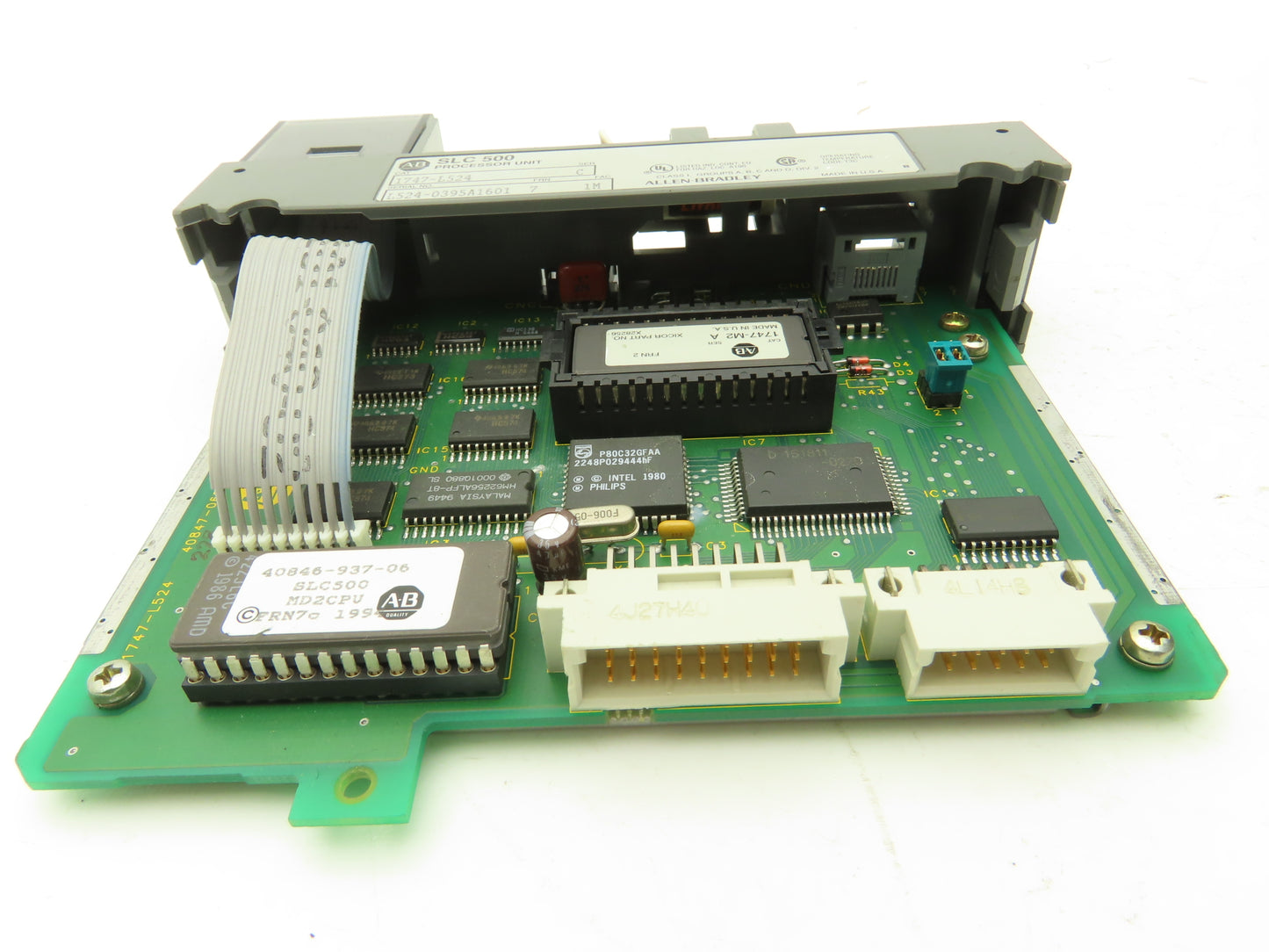 Allen Bradley 1746-P2 SLC500 Analog I/O Slot Rack Module Assembly *Read