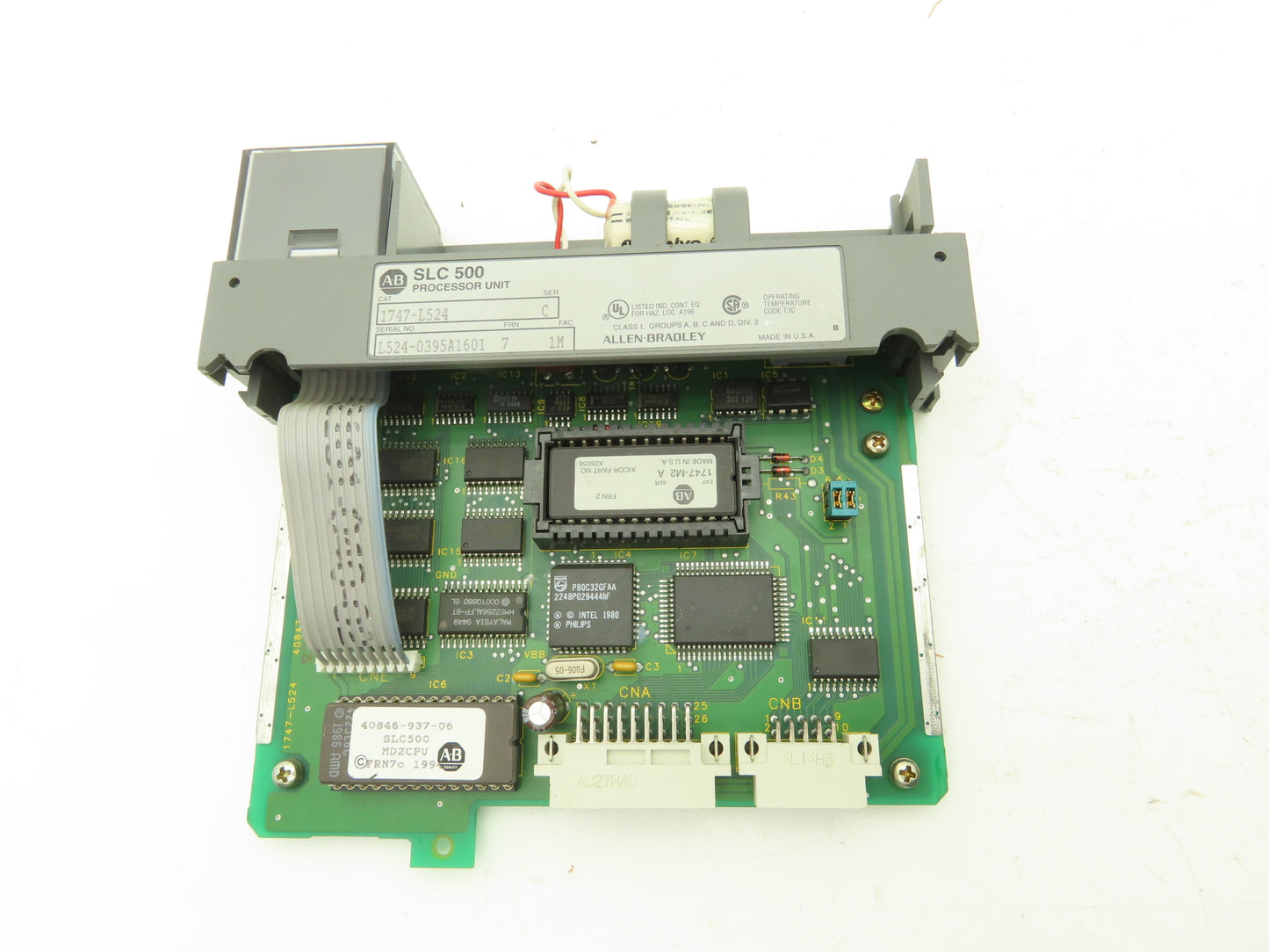 Allen Bradley 1746-P2 SLC500 Analog I/O Slot Rack Module Assembly *Read