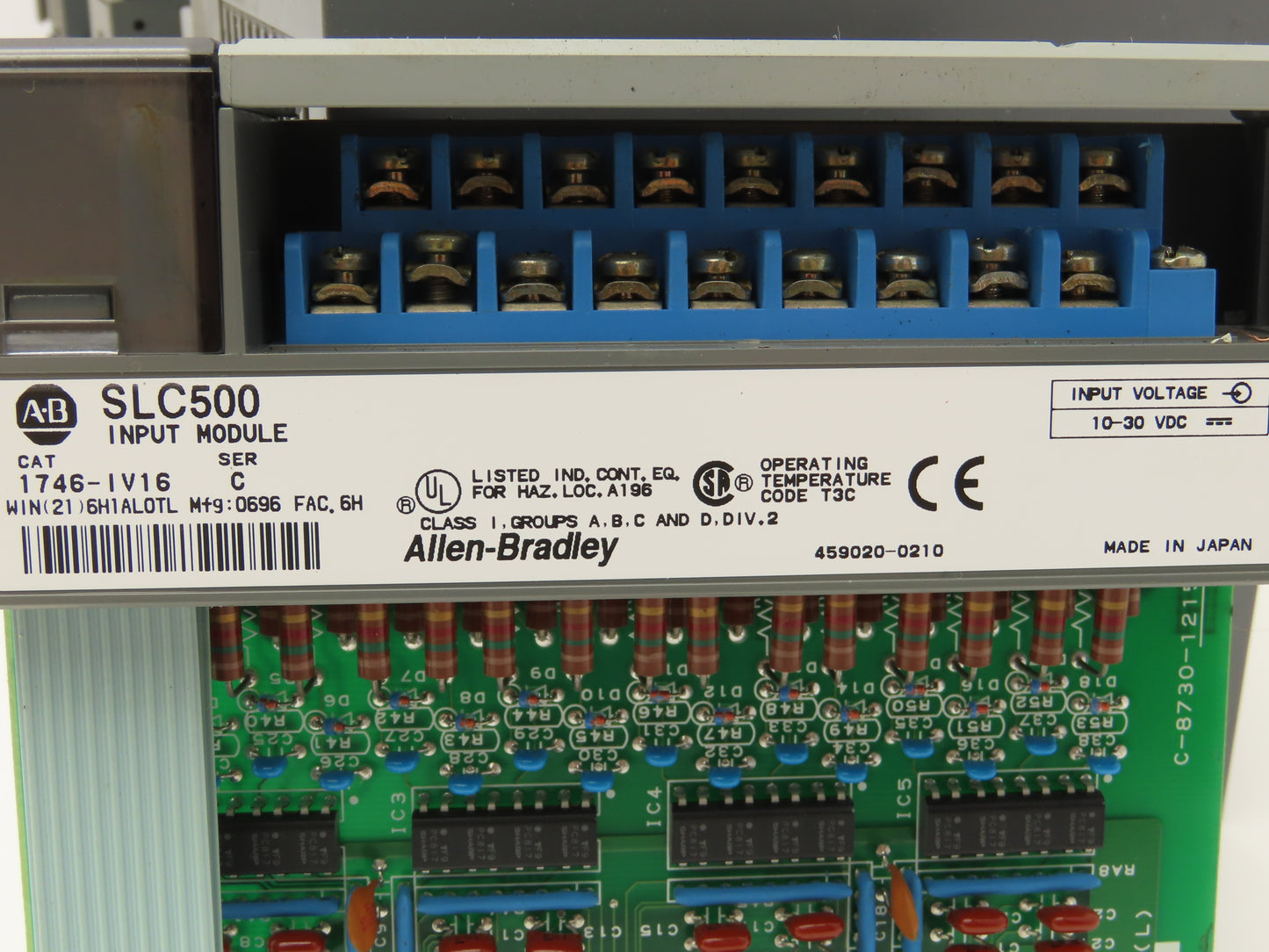 Allen Bradley 1746-P2 SLC500 Analog I/O Slot Rack Module Assembly *Read