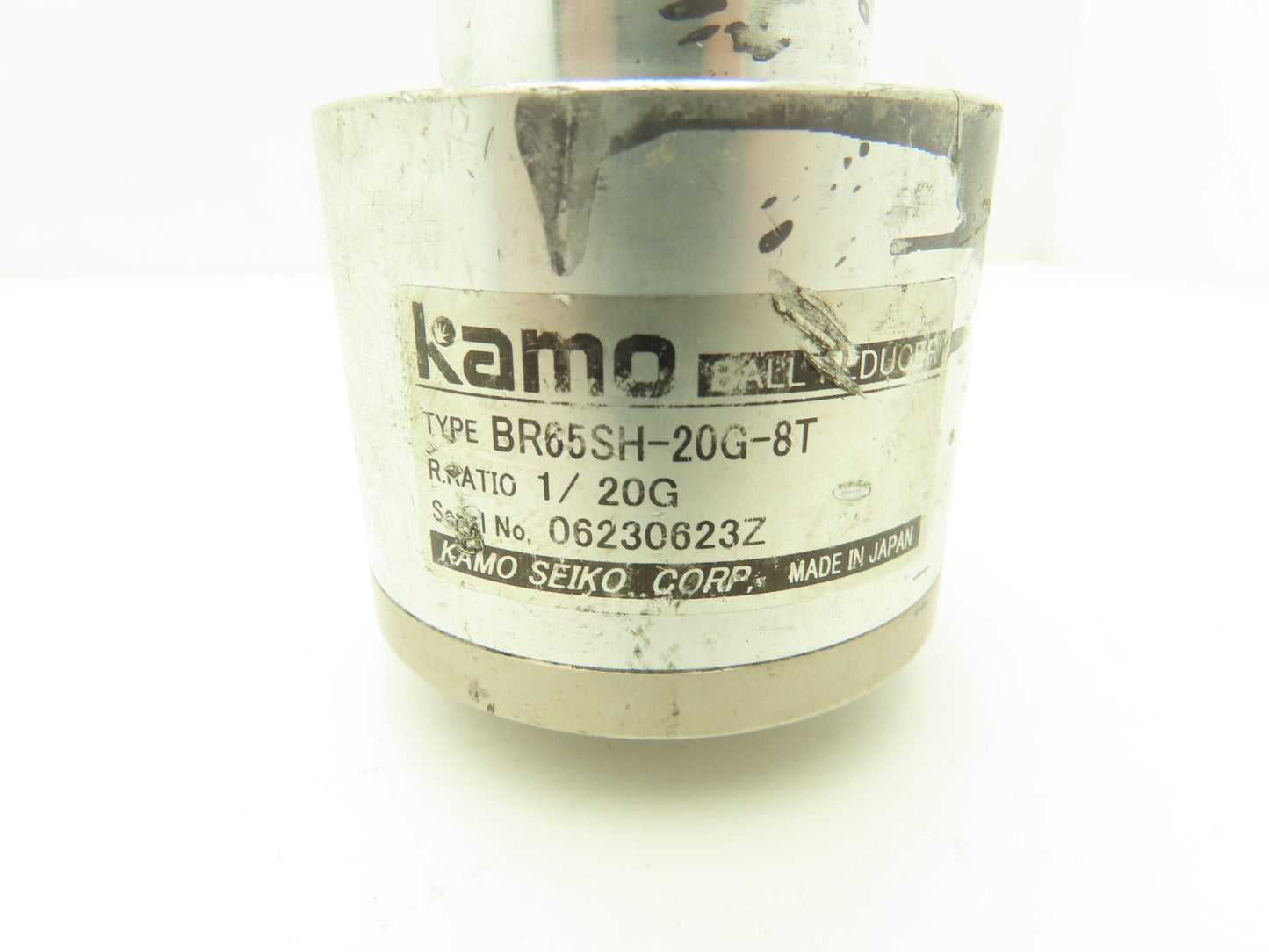 Kamo Kamoseiko BR65SH-20G-8T Ball-type Gearbox 20:1 Inline Reducer 1/20G