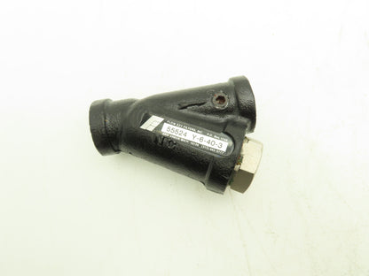 Flow Ezy Y-6-40-3 40 Micron Hydraulic Filter Y Strainer 3/4" NPT