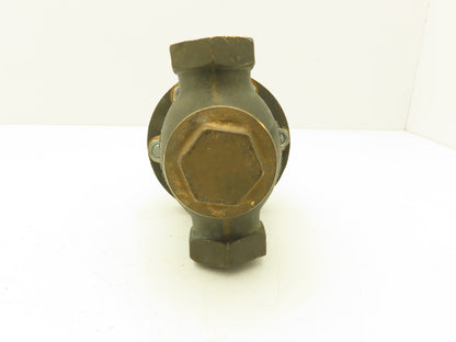 Keckley  Valve AA Steam Pressure Regulating Control Valve 1-1/4"NPT Bronze