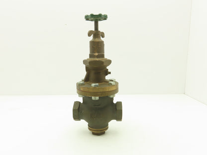 Keckley  Valve AA Steam Pressure Regulating Control Valve 1-1/4"NPT Bronze