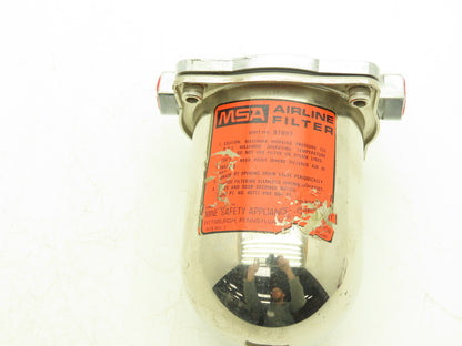 Mine Safety Appliance 81857 Pneumatic Airline Filter