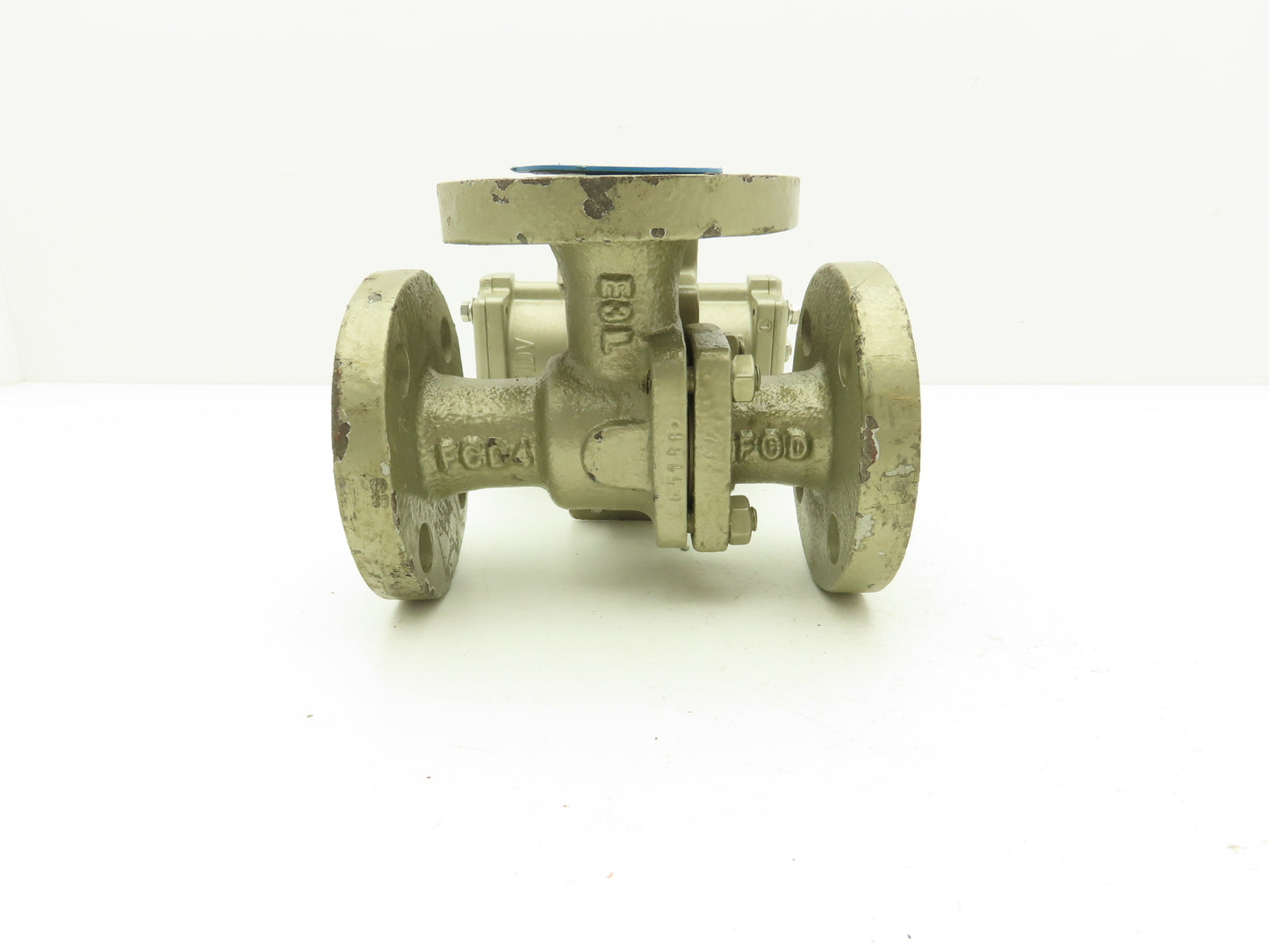 NDV Nippon EPN1304NB-L2 DN20 3/4" Flanged 3-Way Ball Valve & Pneumatic Actuator