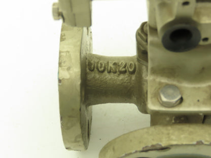 NDV Nippon EPN1304NB-L2 DN20 3/4" Flanged 3-Way Ball Valve & Pneumatic Actuator