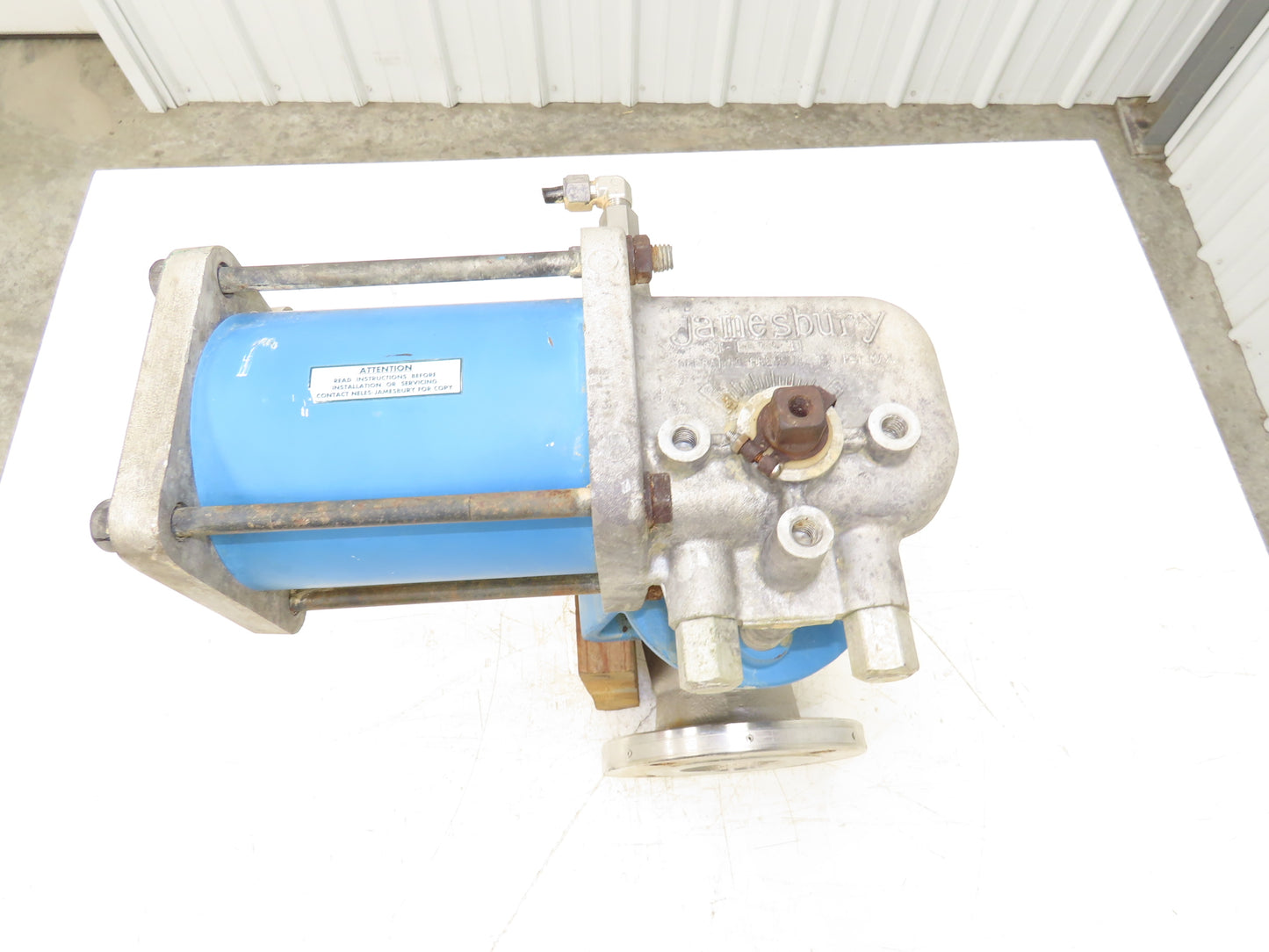 Jamesbury 3" 7150 31 3600MTT Stainless Ball Valve 316SS Flanged ST-200B Actuator