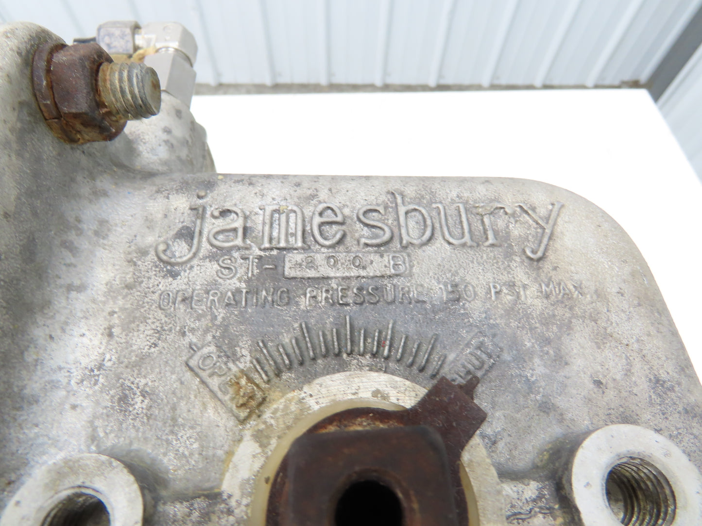 Jamesbury 3" 7150 31 3600MTT Stainless Ball Valve 316SS Flanged ST-200B Actuator