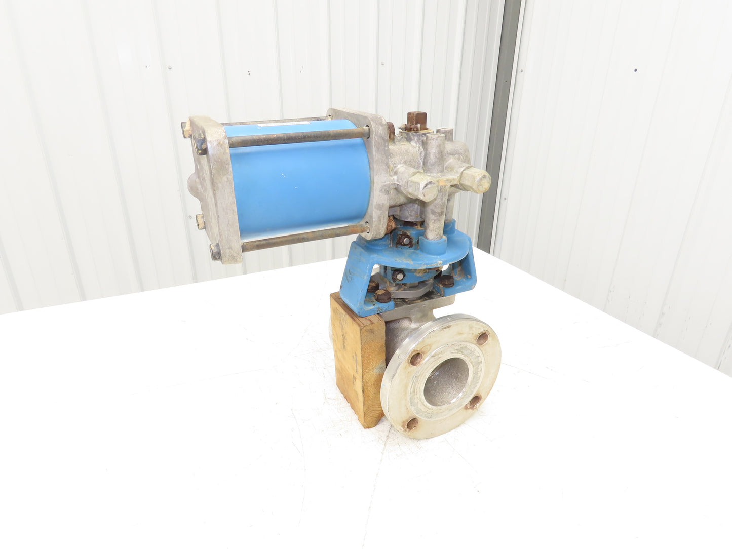 Jamesbury 3" 7150 31 3600MTT Stainless Ball Valve 316SS Flanged ST-200B Actuator