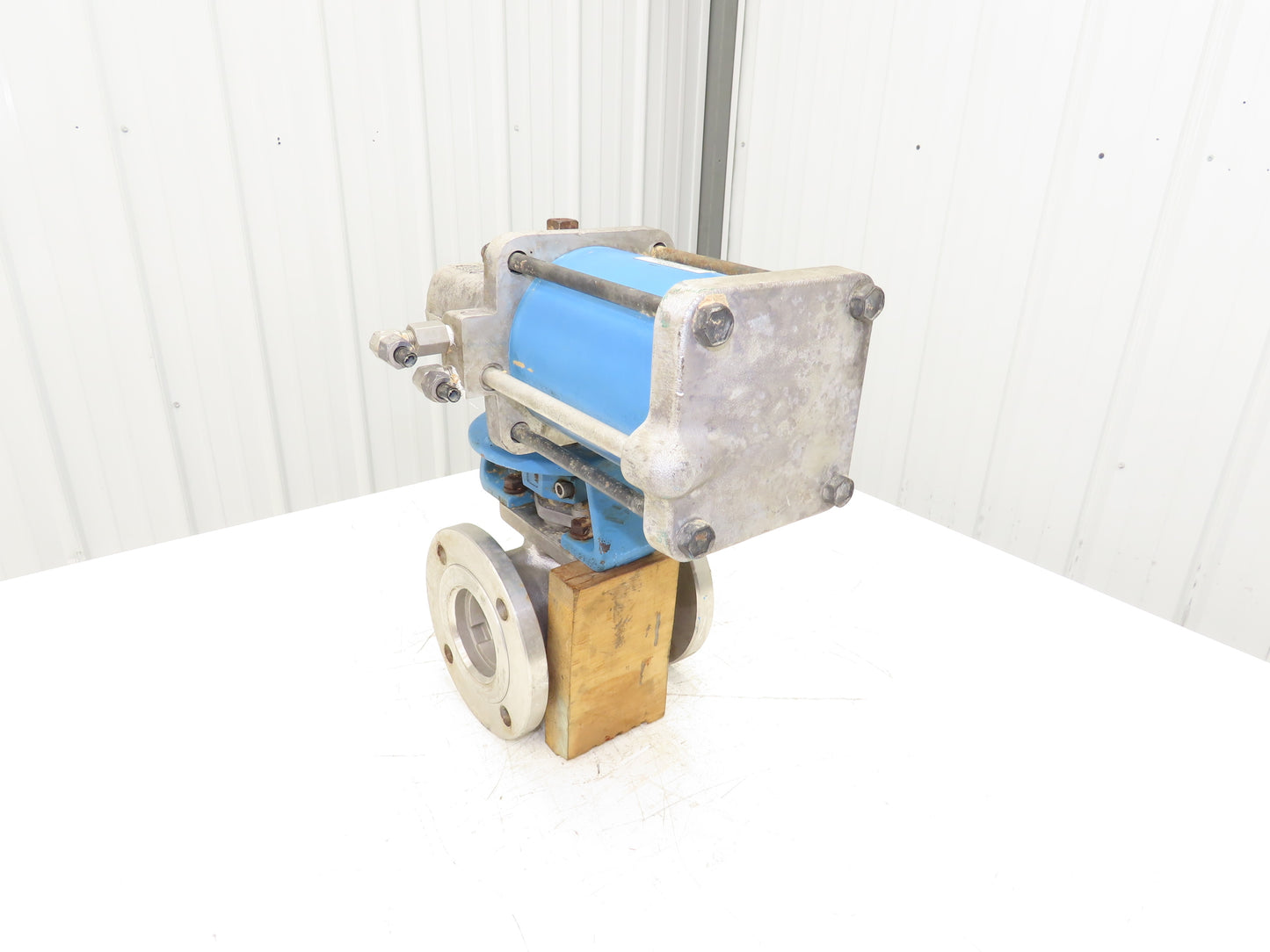 Jamesbury 3" 7150 31 3600MTT Stainless Ball Valve 316SS Flanged ST-200B Actuator