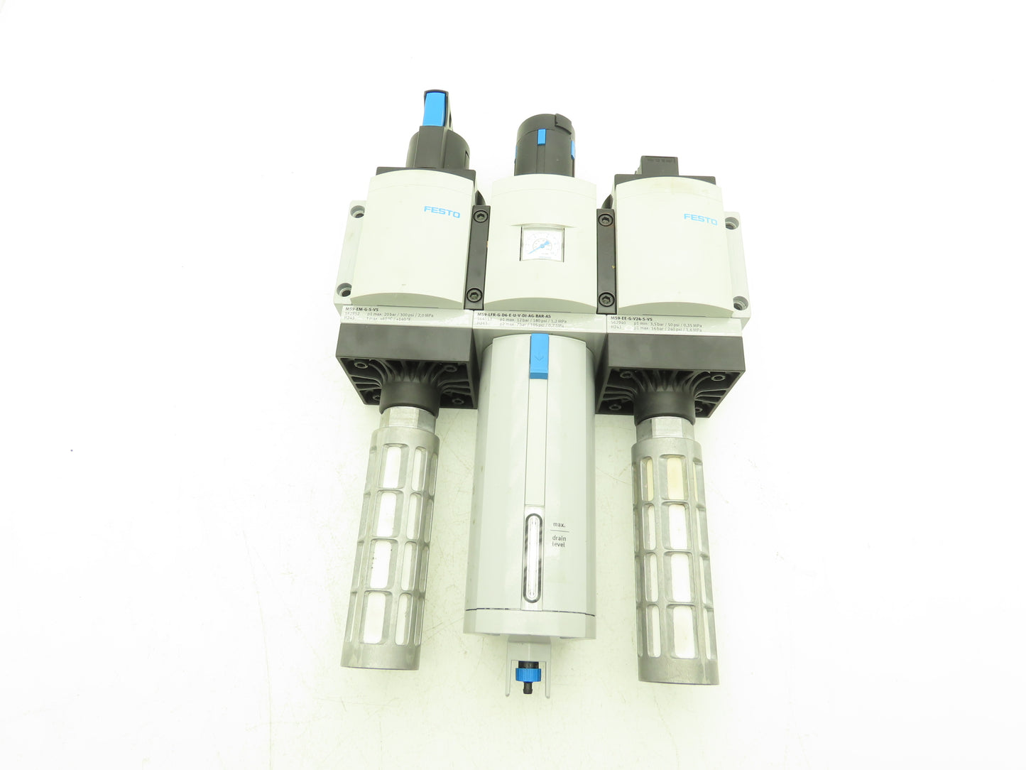 Festo Air Regulator Filter Solenoid On Off Valve Assembly 1" NPT