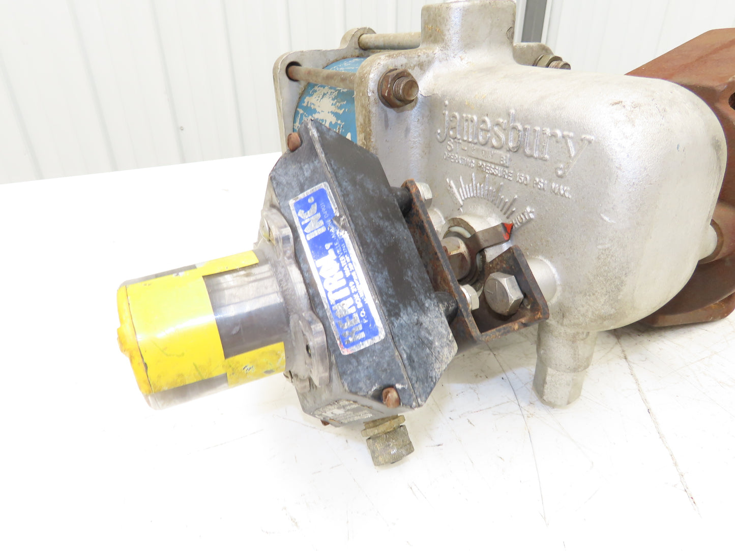 Jamesbury 3" 815L 11 3600TT Wafer Sphere Butterfly Valve 316SS ST-200B Actuator