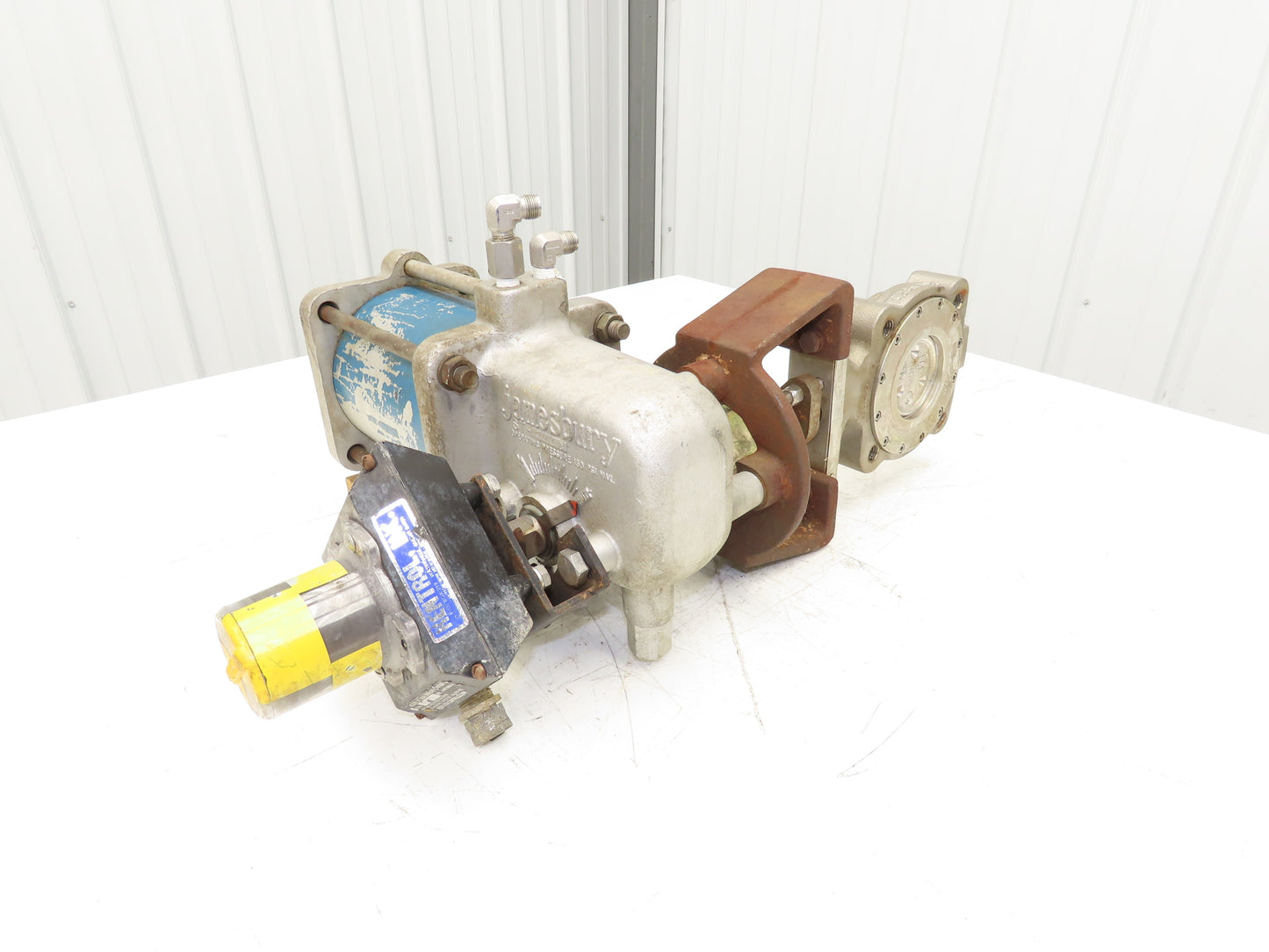 Jamesbury 3" 815L 11 3600TT Wafer Sphere Butterfly Valve 316SS ST-200B Actuator