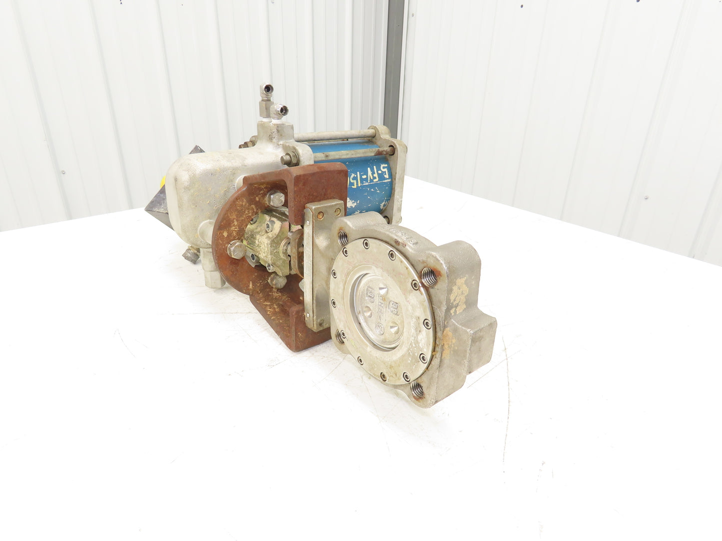 Jamesbury 3" 815L 11 3600TT Wafer Sphere Butterfly Valve 316SS ST-200B Actuator