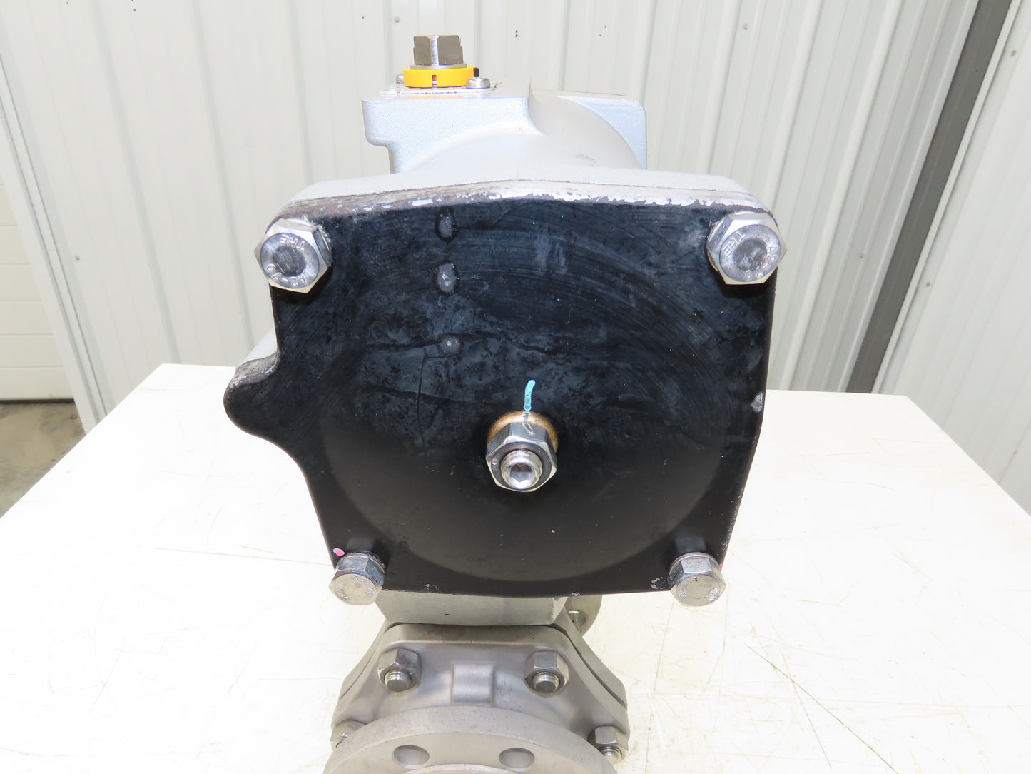 Kitz 10K-80 3" Stainless Ball Valve 316SS Flanged FA-4 Pneumatic Actuator