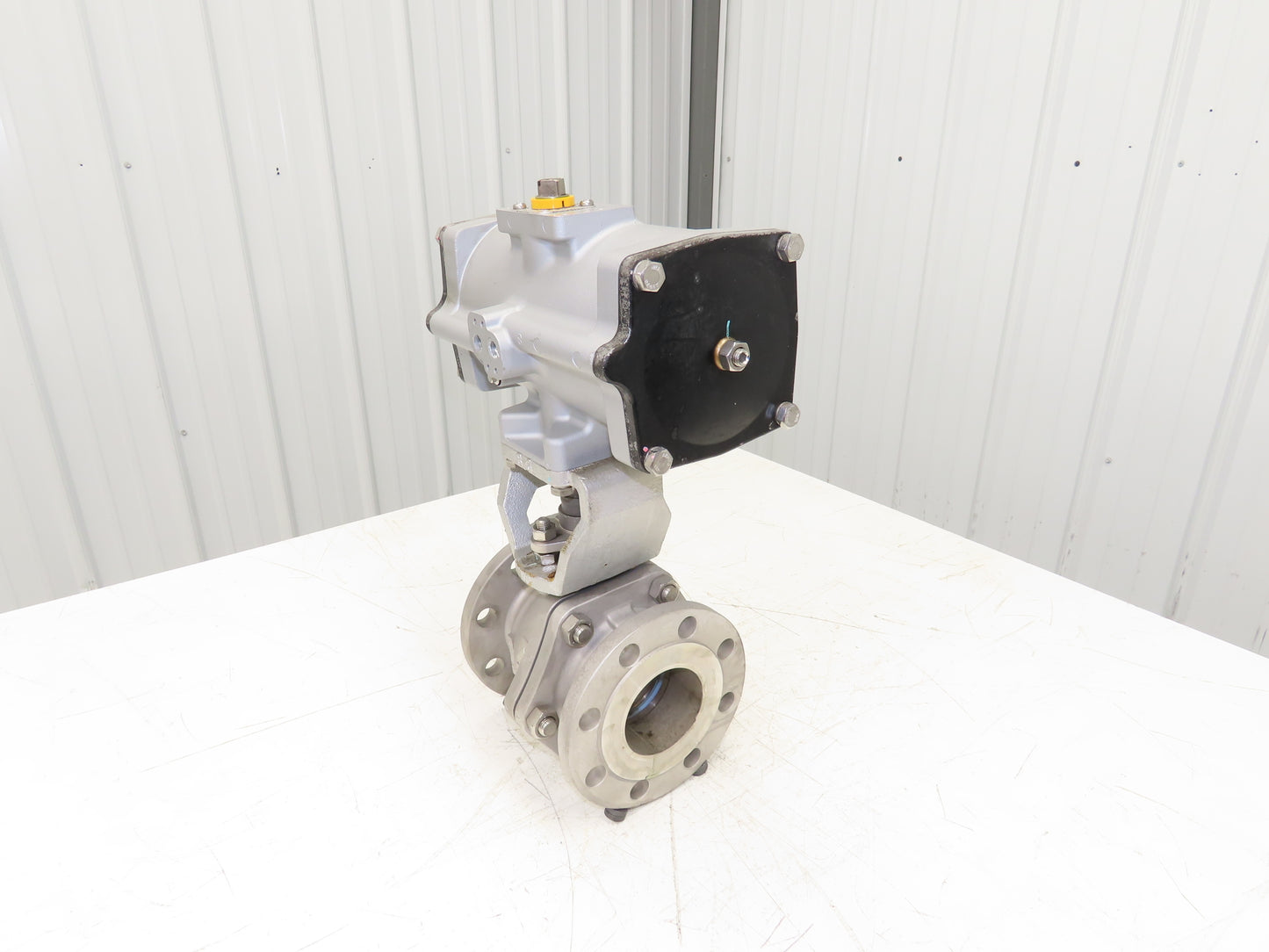 Kitz 10K-80 3" Stainless Ball Valve 316SS Flanged FA-4 Pneumatic Actuator