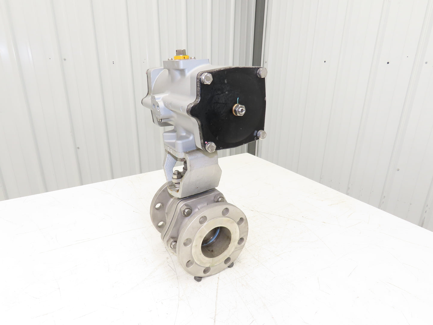 Kitz 10K-80 3" Stainless Ball Valve 316SS Flanged FA-4 Pneumatic Actuator