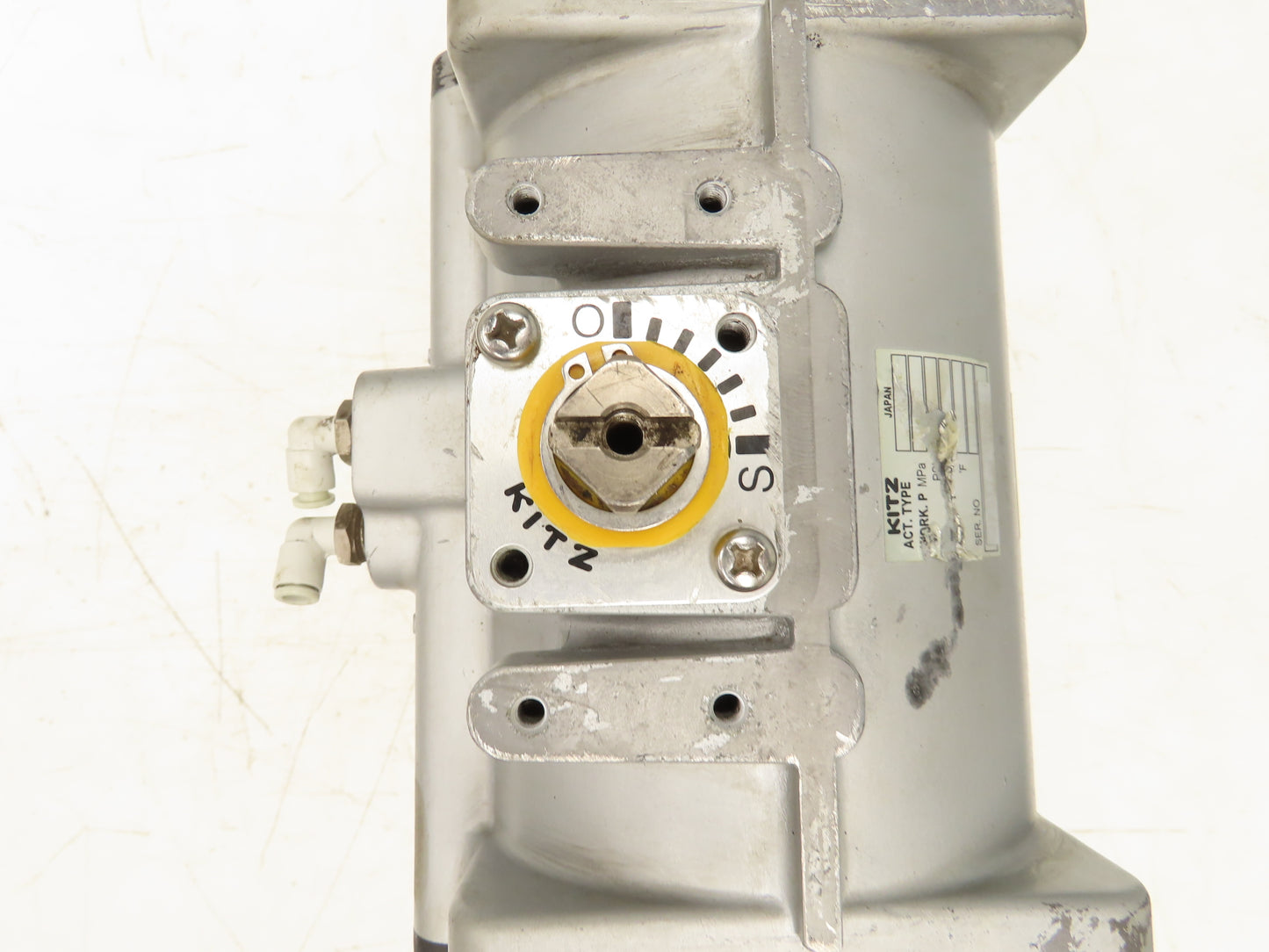 Kitz 10K-65 2.5" Stainless Ball Valve 316SS Flanged F-Series Actuator