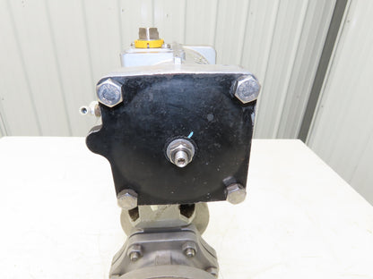 Kitz 10K-65 2.5" Stainless Ball Valve 316SS Flanged F-Series Actuator