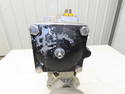 Kitz 10K-65 2.5" Stainless Ball Valve 316SS Flanged F-Series Actuator