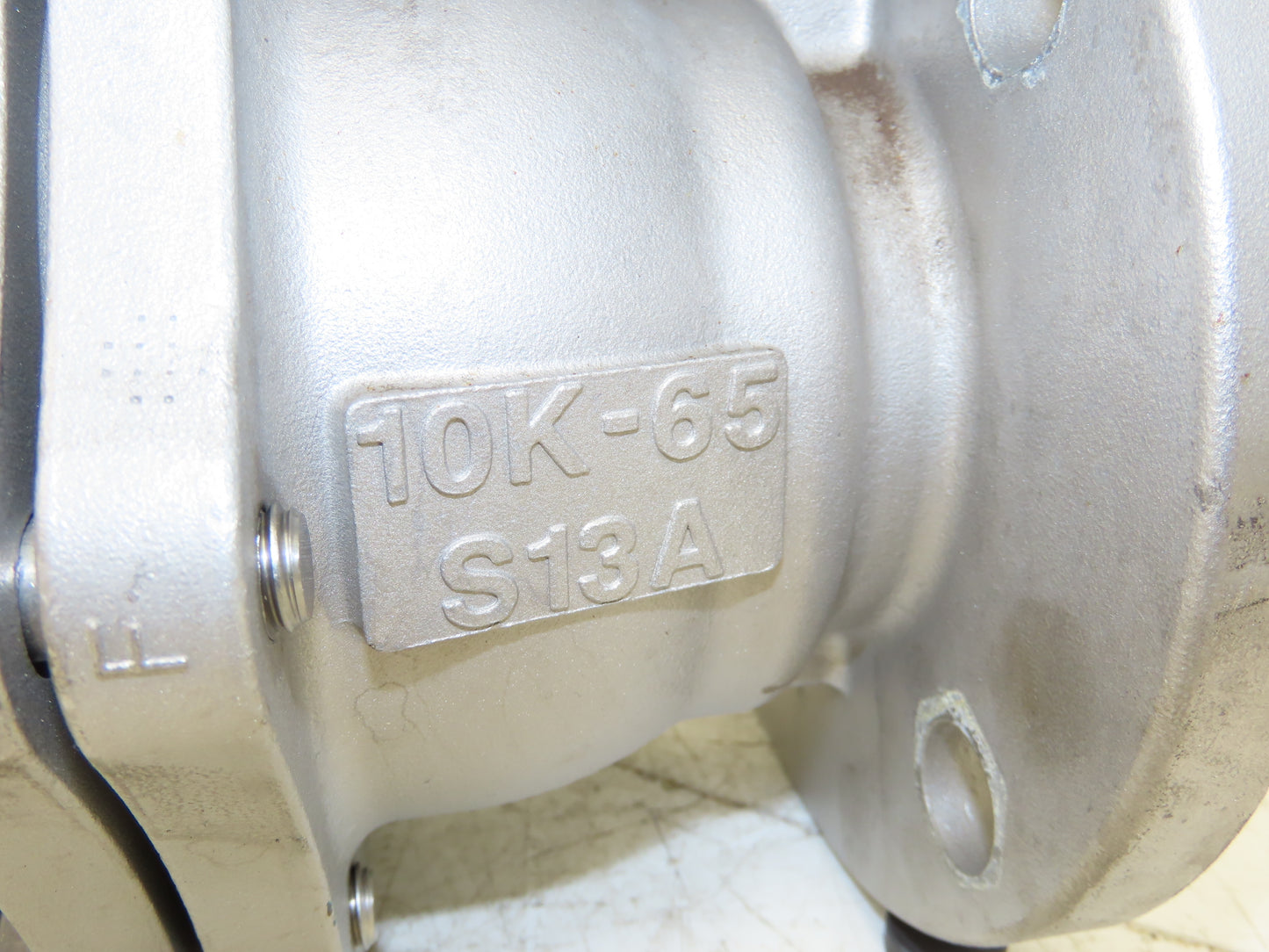 Kitz 10K-65 2.5" Stainless Ball Valve 316SS Flanged F-Series Actuator